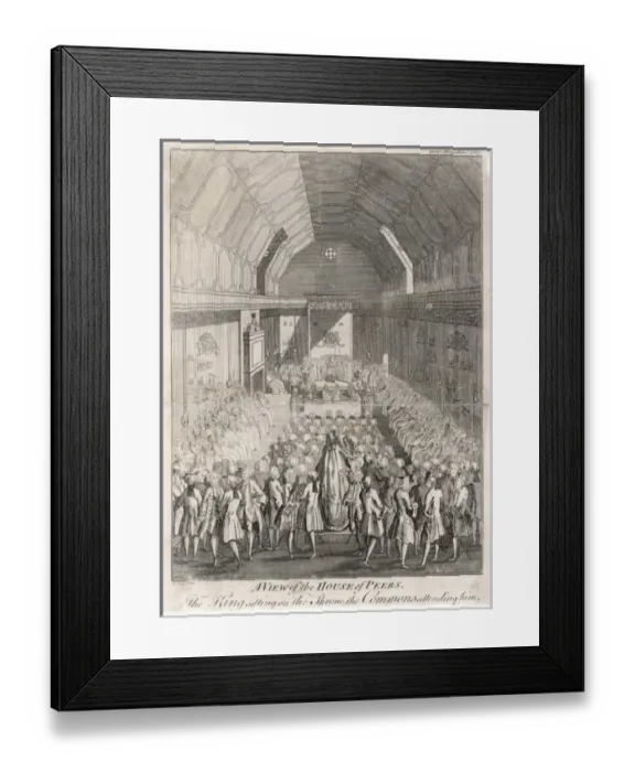 Framed Print : Parliament 1769 Framed Print : Parliament 1769