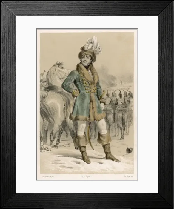 Framed Print : J Murat / Philippoteaux Framed Print : J Murat / Philippoteaux