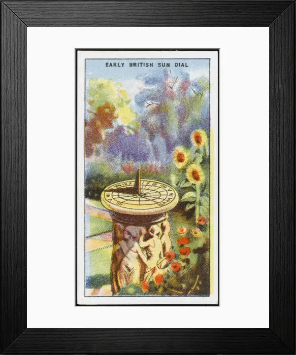 Framed Print : Early Sun Dial Framed Print : Early Sun Dial