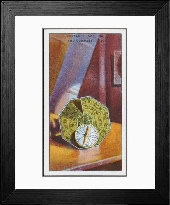 Framed Print : Portable Sun Dial Framed Print : Portable Sun Dial