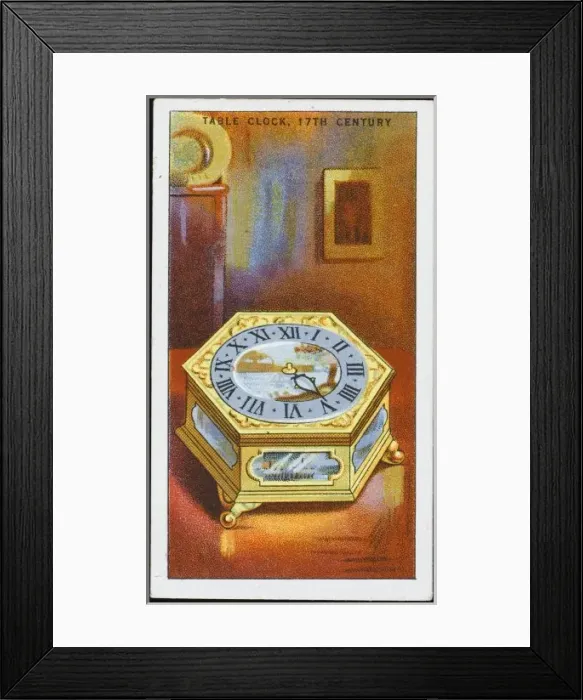 Framed Print : C17 Table Clock Framed Print : C17 Table Clock