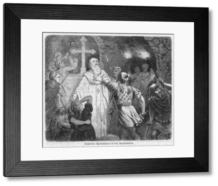 Framed Print : Early Christians Harassd Framed Print : Early Christians Harassd