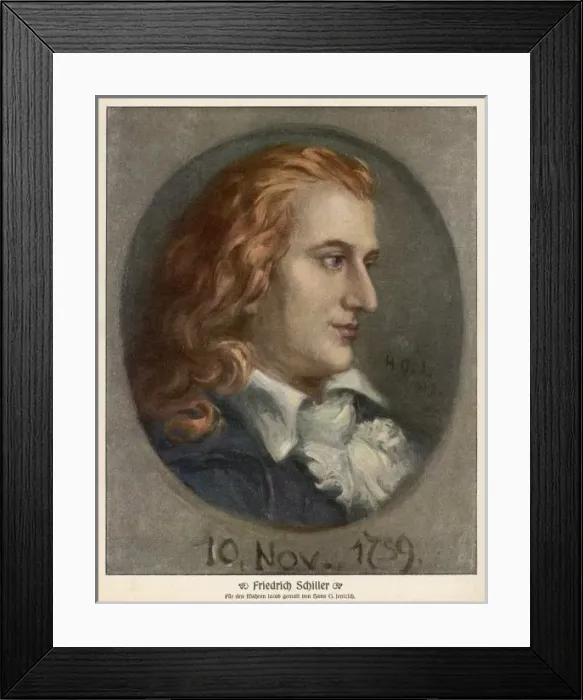 Framed Print : SHILLER 1759 - 1805 Framed Print : SHILLER 1759 - 1805