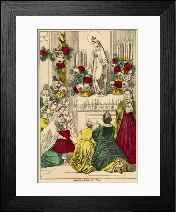 Framed Print : Marys Month