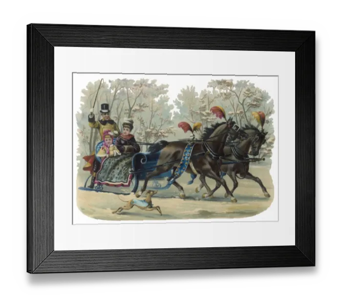 Framed Print : Sleigh Scrap Framed Print : Sleigh Scrap