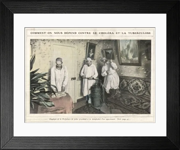 Framed Print : Disinfecting a home - 1 Framed Print : Disinfecting a home - 1