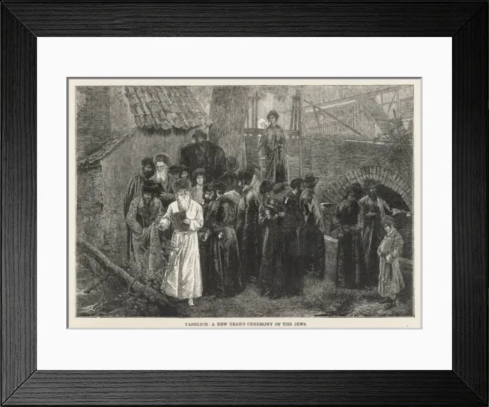 Framed Print : Jewish Tashlich Framed Print : Jewish Tashlich