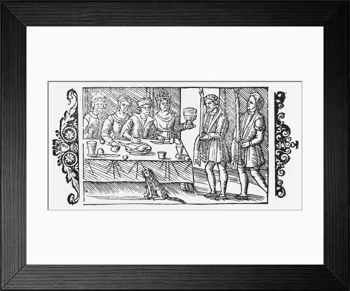 Framed Print : Convivial Christians Framed Print : Convivial Christians