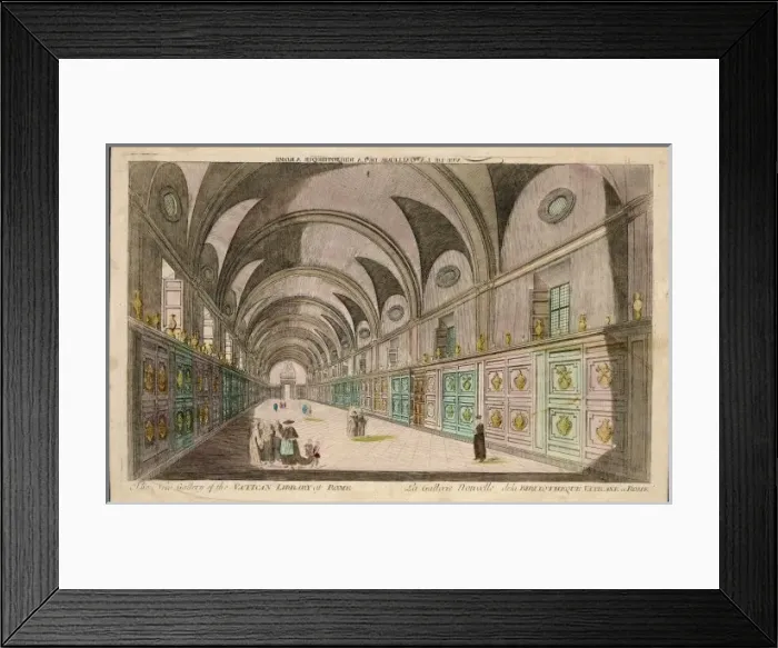 Framed Print : Vatican Library, C18 Framed Print : Vatican Library, C18