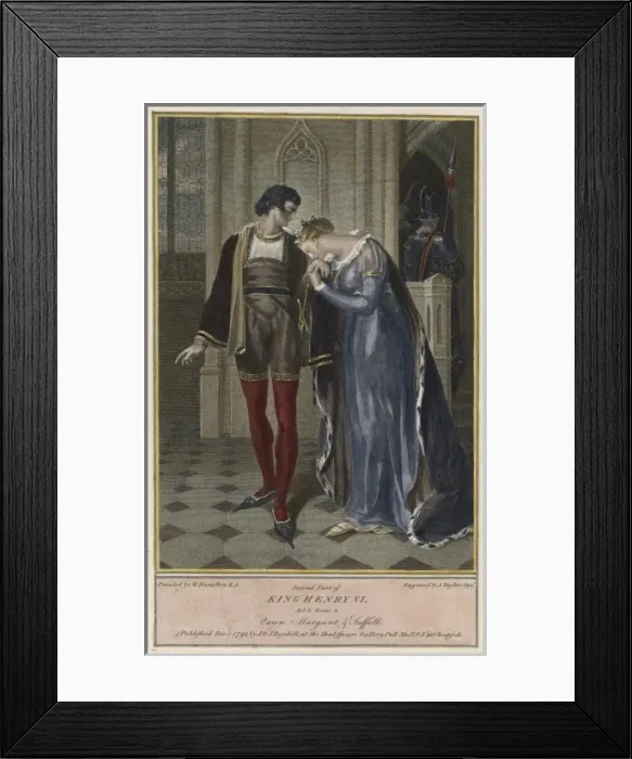 Framed Print : Henry Vi, Act 3 Framed Print : Henry Vi, Act 3