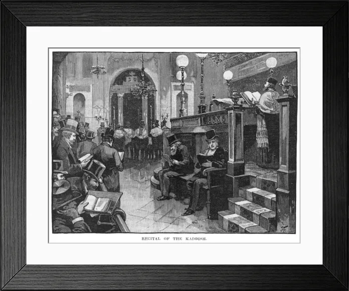 Framed Print : Reciting Kaddish Framed Print : Reciting Kaddish