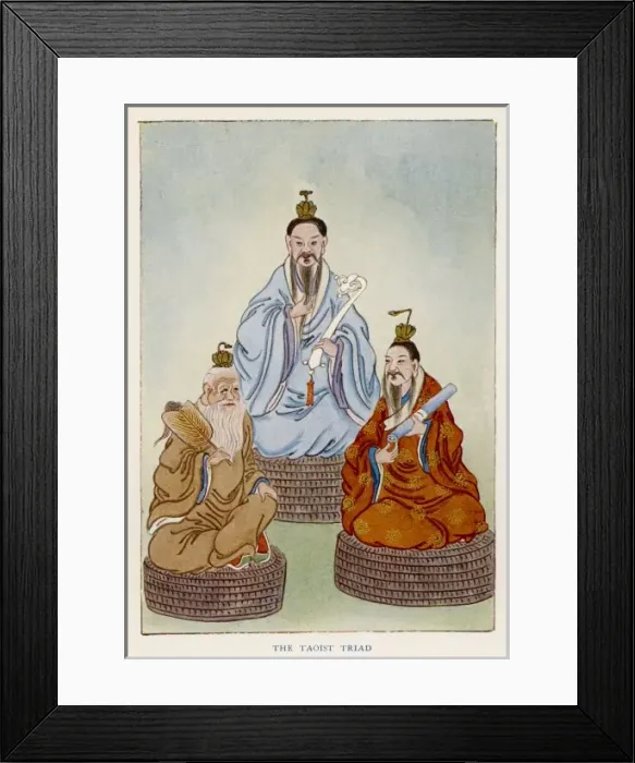 Framed Print : Taoist Triad Framed Print : Taoist Triad