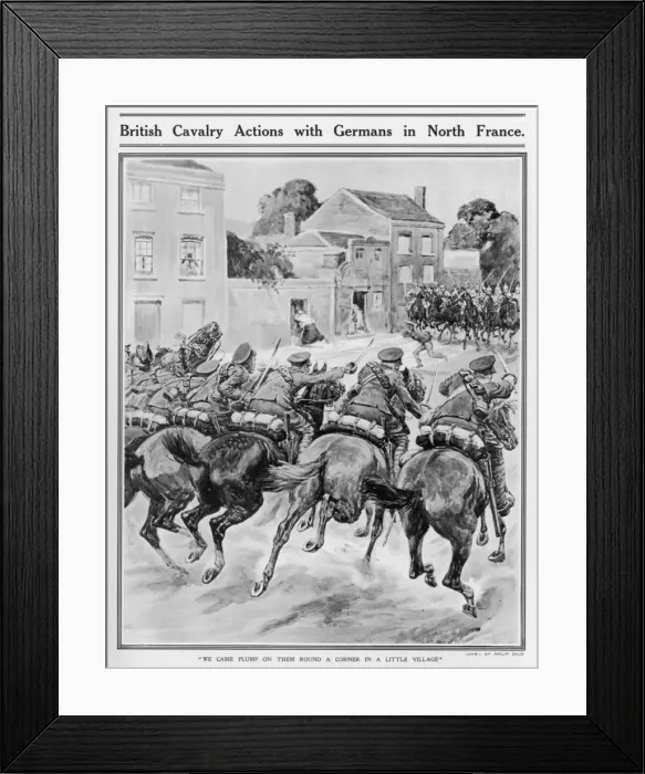 Framed Print : Wwi / 1914 / Cavalry Fight Framed Print : Wwi / 1914 / Cavalry Fight