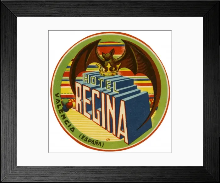 Framed Print : Label from Valencia Framed Print : Label from Valencia
