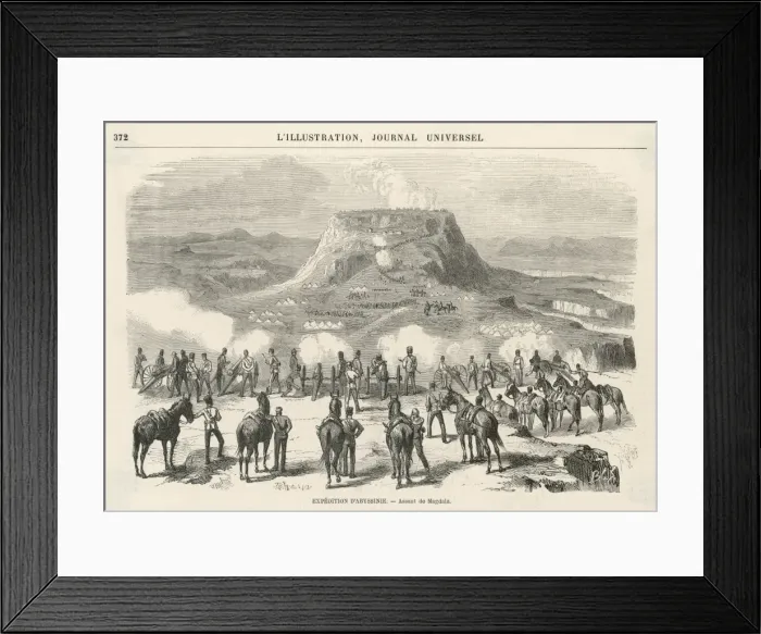 Framed Print : Ethiopia / Magdala / 1868 Framed Print : Ethiopia / Magdala / 1868