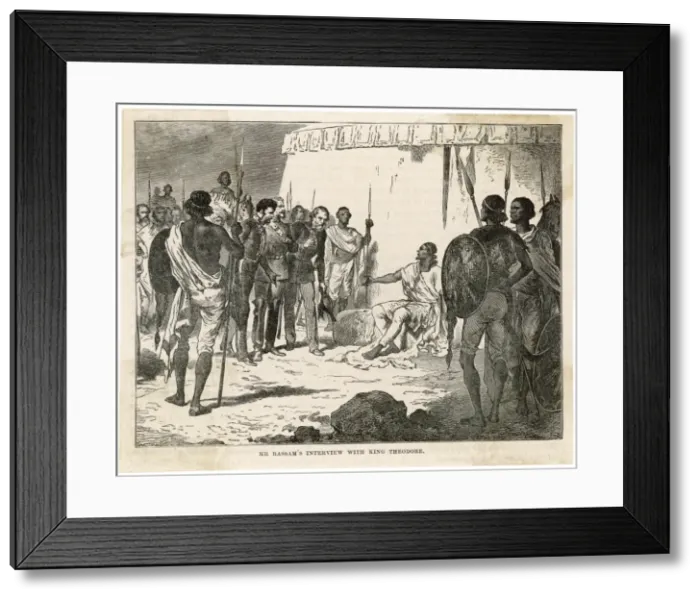 Framed Print : Ethiopia / Rassam-Theodore Framed Print : Ethiopia / Rassam-Theodore