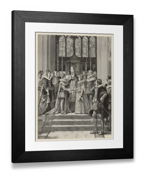 Framed Print : Louis XIII Weds Framed Print : Louis XIII Weds