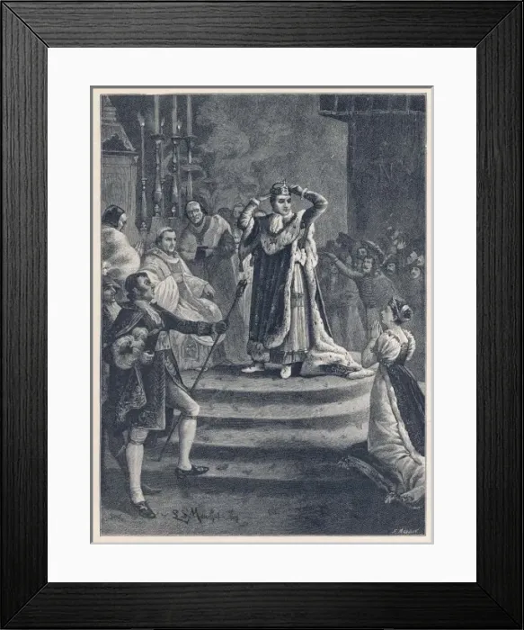 Framed Print : Napoleon Is Sacre Framed Print : Napoleon Is Sacre