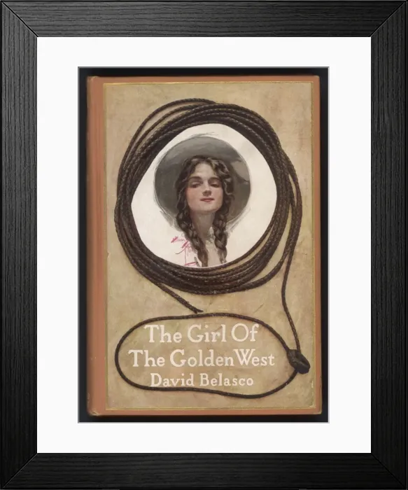 Framed Print : Puccini / Fanciulla / Cover Framed Print : Puccini / Fanciulla / Cover