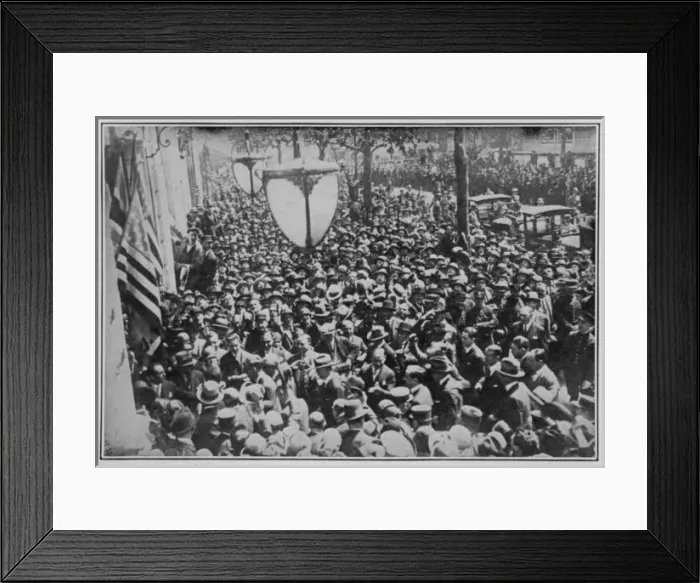 Framed Print : Lindbergh / In France Framed Print : Lindbergh / In France