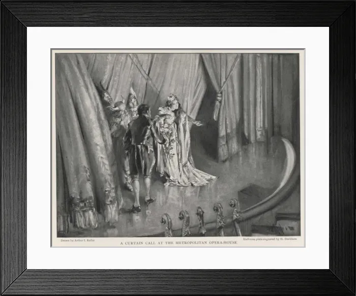 Framed Print : USA / Met Opera / Curtain Framed Print : USA / Met Opera / Curtain