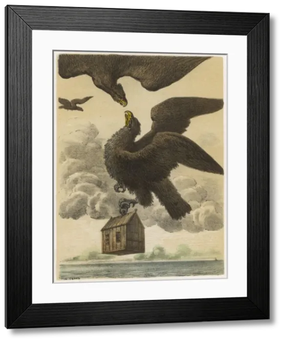 Framed Print : Gulliver / Eagle / House Framed Print : Gulliver / Eagle / House