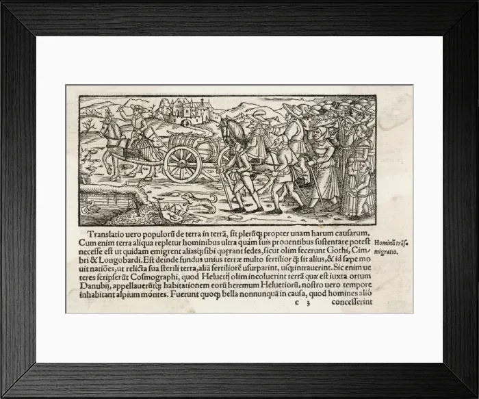 Framed Print : Migrants from the East Framed Print : Migrants from the East