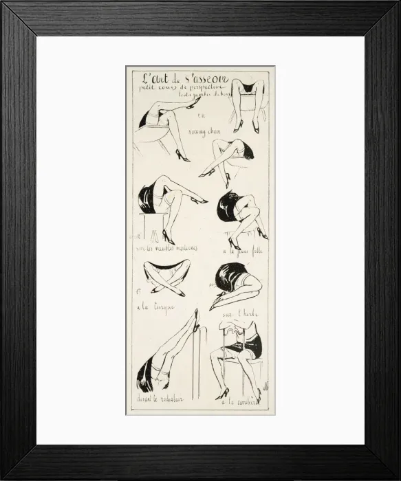 Framed Print : The Art of Sitting Framed Print : The Art of Sitting