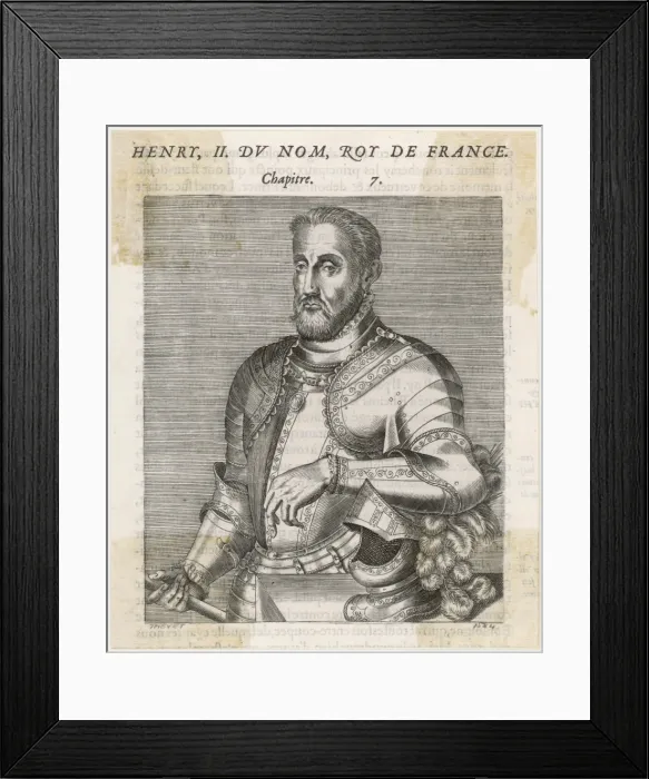 Framed Print : Henri II (Thevet) Framed Print : Henri II (Thevet)