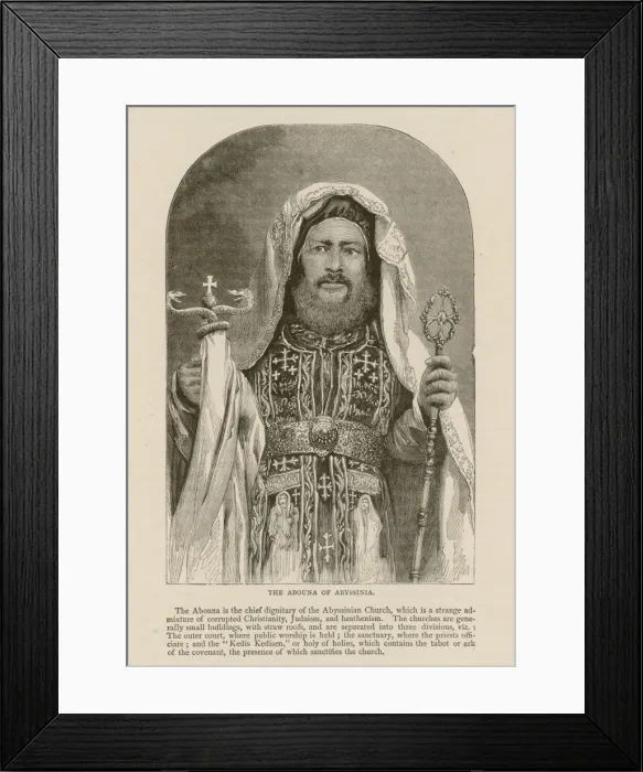 Framed Print : Ethiopian Abouna Framed Print : Ethiopian Abouna