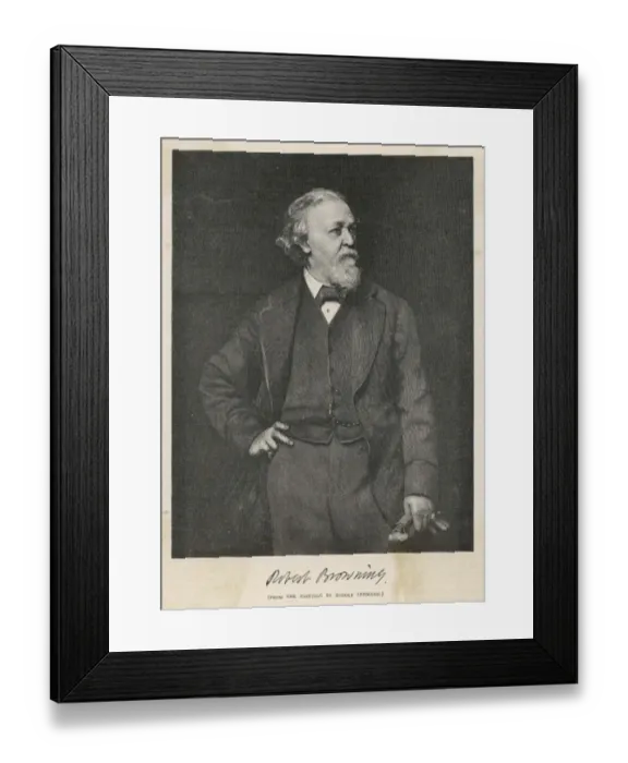 Framed Print : Robert Browning Lehmann Framed Print : Robert Browning Lehmann