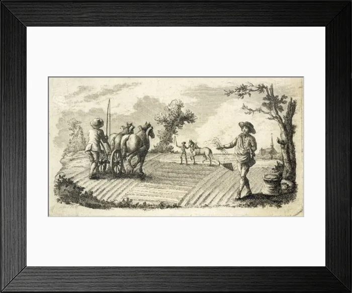 Framed Print : Various Farm Work Framed Print : Various Farm Work