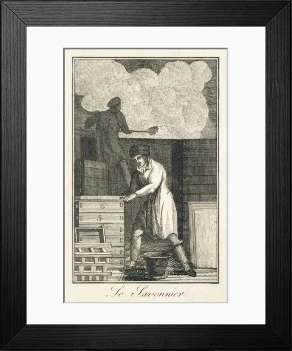 Framed Print : French Soapmaker Framed Print : French Soapmaker