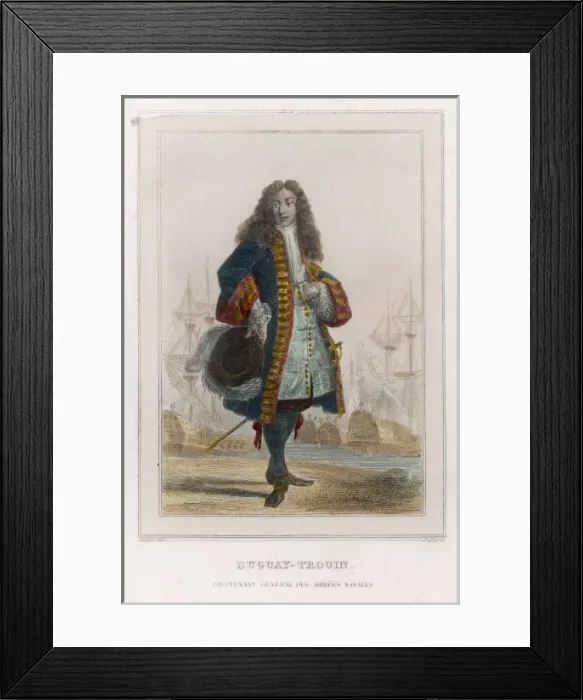Framed Print : Duguay-Trouin / Raffet Framed Print : Duguay-Trouin / Raffet