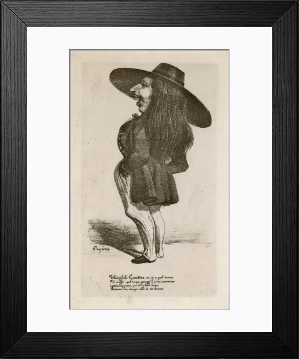 Framed Print : Gautier (Nadar) Framed Print : Gautier (Nadar)