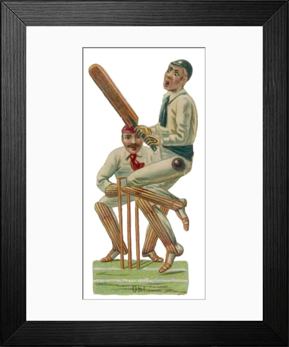 Framed Print : Batsmen Scrap Framed Print : Batsmen Scrap