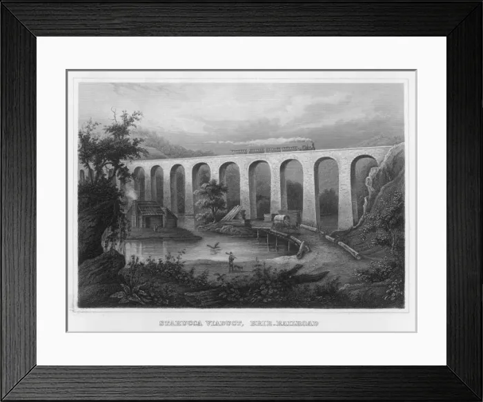 Framed Print : Starucca Viaduct, Erie Framed Print : Starucca Viaduct, Erie