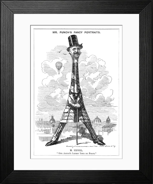 Framed Print : Eiffel Punch Sambourne Framed Print : Eiffel Punch Sambourne