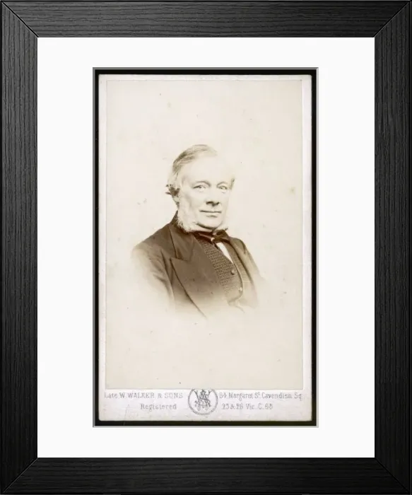 Framed Print : Samuel Smiles Carte Vis Framed Print : Samuel Smiles Carte Vis