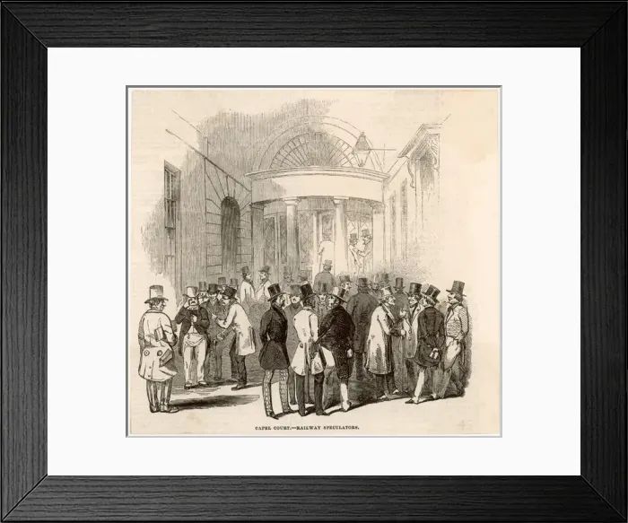 Framed Print : Mania / Speculators Framed Print : Mania / Speculators