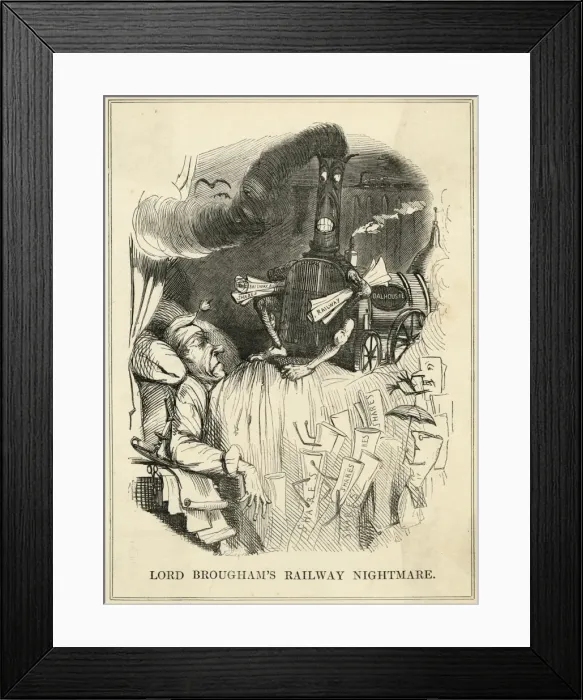 Framed Print : Mania / Rail Nightmare Framed Print : Mania / Rail Nightmare