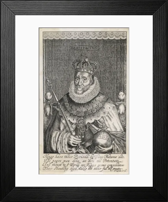 Framed Print : James I (Vaughan) Framed Print : James I (Vaughan)