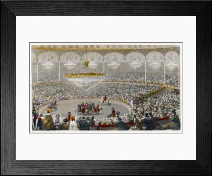 Framed Print : Franconis Circus / Lami Framed Print : Franconis Circus / Lami