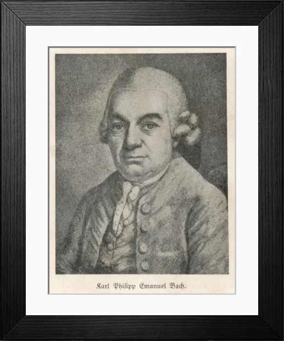 Framed Print : C P E Bach (Anon) Framed Print : C P E Bach (Anon)
