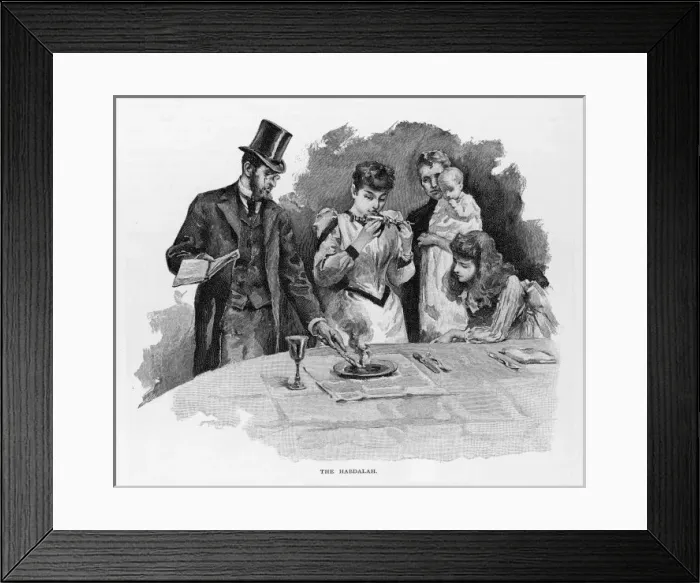 Framed Print : The Habdalah Framed Print : The Habdalah