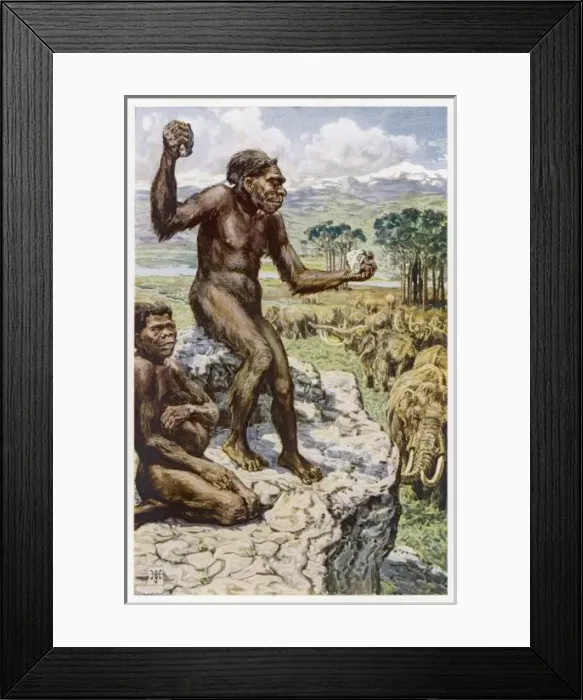 Framed Print : Neanderthal Man Framed Print : Neanderthal Man