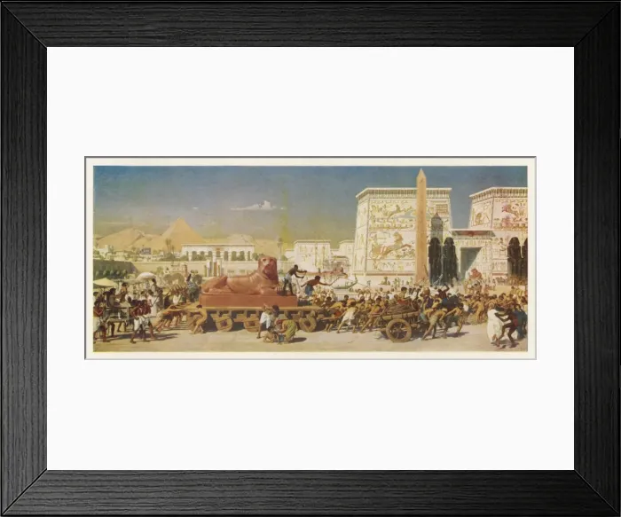 Framed Print : Installing a Sculpture Framed Print : Installing a Sculpture