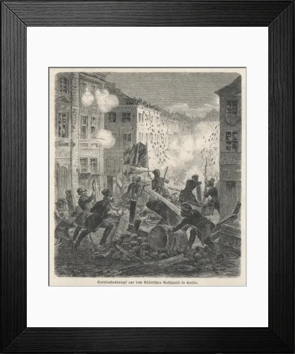 Framed Print : Germany / Berlin / 1848 Framed Print : Germany / Berlin / 1848