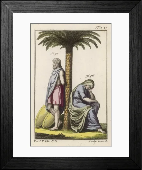 Framed Print : Jews in Captivity Framed Print : Jews in Captivity