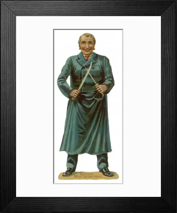 Framed Print : Butcher (Scrap) Framed Print : Butcher (Scrap)